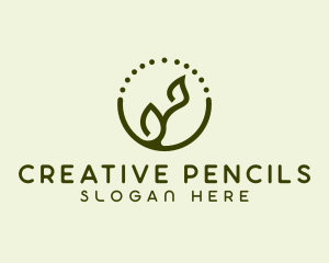 Minimalist Plant Spa logo design