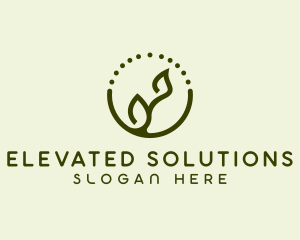 Minimalist Plant Spa logo design