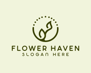 Minimalist Plant Spa logo design