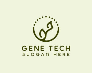 Minimalist Plant Spa logo design