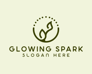 Minimalist Plant Spa logo design