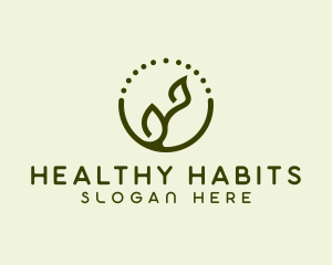 Minimalist Plant Spa logo design