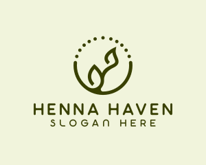 Minimalist Plant Spa logo design