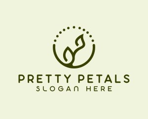 Minimalist Plant Spa logo design