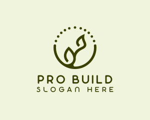 Minimalist Plant Spa logo design