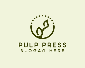 Minimalist Plant Spa logo design