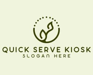 Minimalist Plant Spa logo design