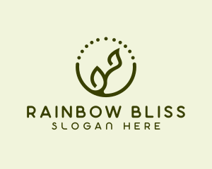 Minimalist Plant Spa logo design