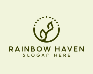 Minimalist Plant Spa logo design