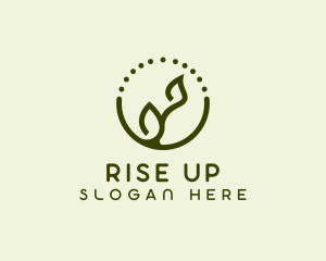 Minimalist Plant Spa logo design