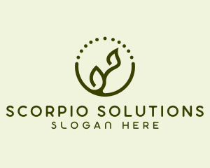 Minimalist Plant Spa logo design