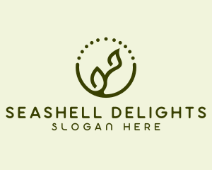 Minimalist Plant Spa logo design