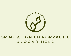 Minimalist Plant Spa logo design