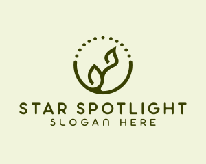 Minimalist Plant Spa logo design