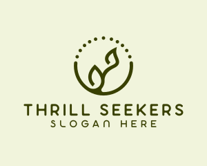 Minimalist Plant Spa logo design