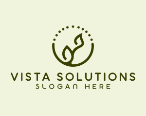 Minimalist Plant Spa logo design