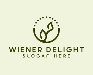 Minimalist Plant Spa logo design