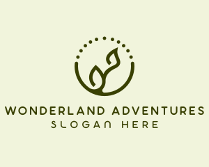 Minimalist Plant Spa logo design