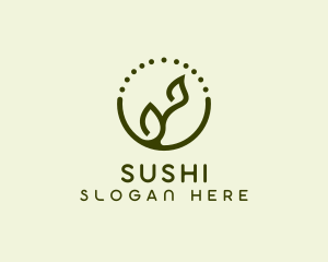 Minimalist Plant Spa logo design