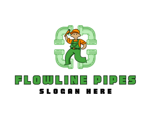 Hardware Pipe Plumber logo design