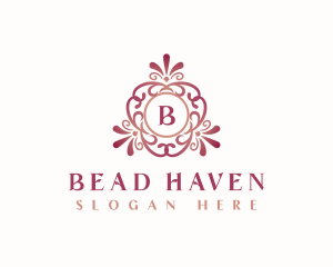 Ornamental Floral Elegant logo design