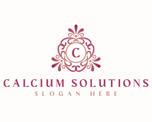 Ornamental Floral Elegant logo design