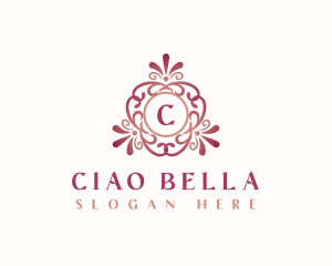 Ornamental Floral Elegant logo design