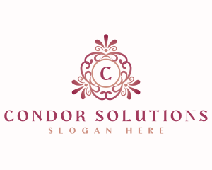 Ornamental Floral Elegant logo design