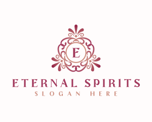 Ornamental Floral Elegant logo design