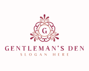 Ornamental Floral Elegant logo design