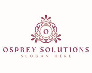 Ornamental Floral Elegant logo design