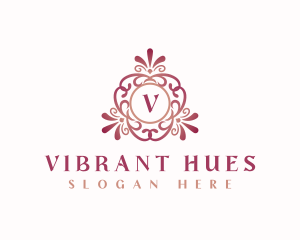 Ornamental Floral Elegant logo design