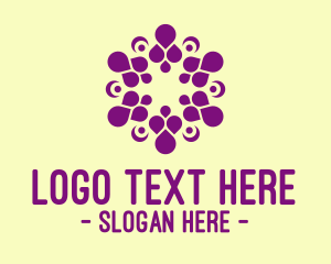 Indian - Violet Indian Spa logo design