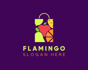 Fruit Shopping Bag Logo