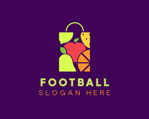 Fruit Shopping Bag Logo