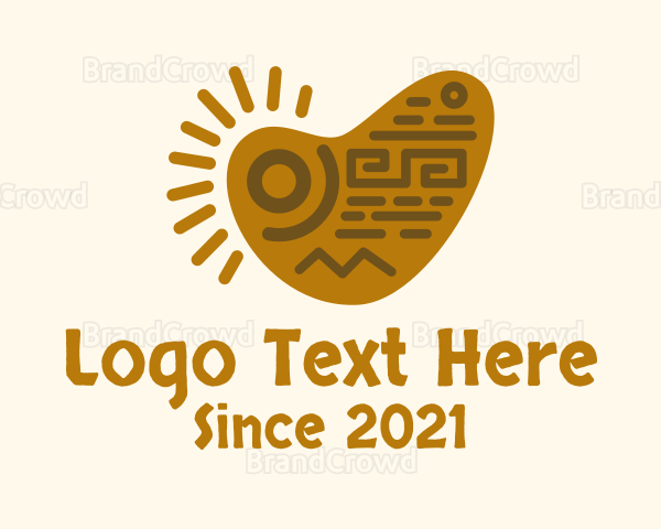 Mayan Tribal Art Logo