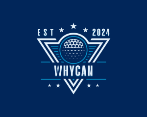 Golf Ball Tournament Logo