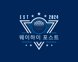 Golf Ball Tournament logo design