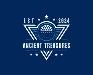 Golf Ball Tournament logo design