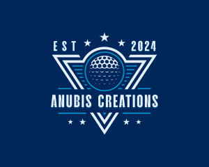 Golf Ball Tournament logo design