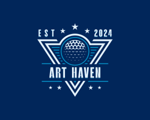 Golf Ball Tournament logo design