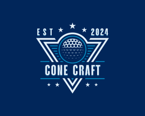 Golf Ball Tournament logo design