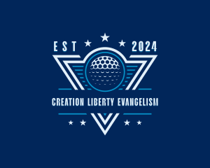 Golf Ball Tournament logo design