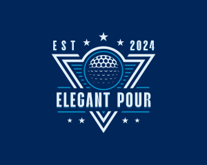 Golf Ball Tournament logo design