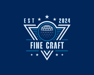 Golf Ball Tournament logo design