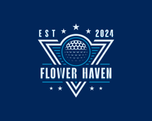 Golf Ball Tournament logo design