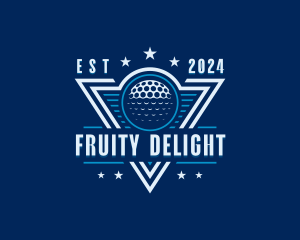 Golf Ball Tournament logo design