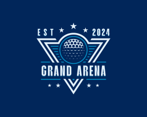 Golf Ball Tournament logo design