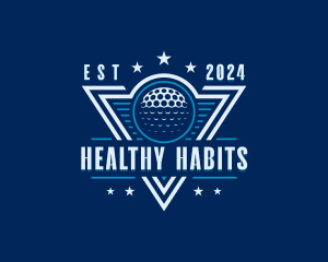 Golf Ball Tournament logo design