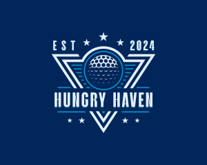 Golf Ball Tournament logo design